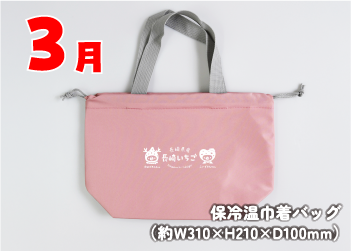 3月/保冷温巾着バッグ